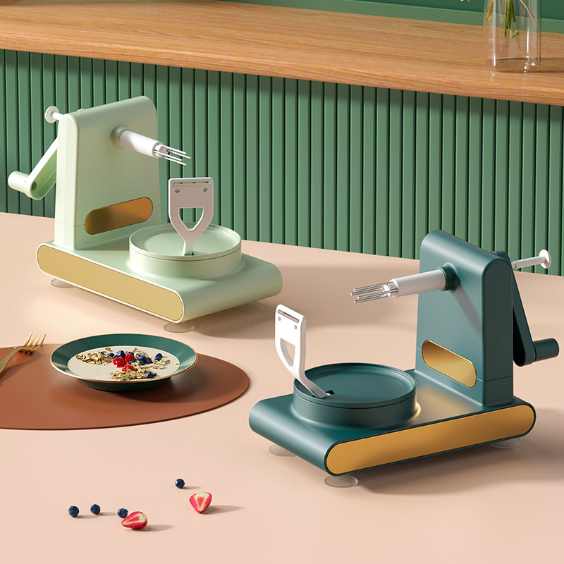 Hand-cranked Multifunctional Peeler Machine Home Peeler Cutter Kitchen Slicer Tools With Gadgets Fruit Corer Kitchen Gadgets - Image 4