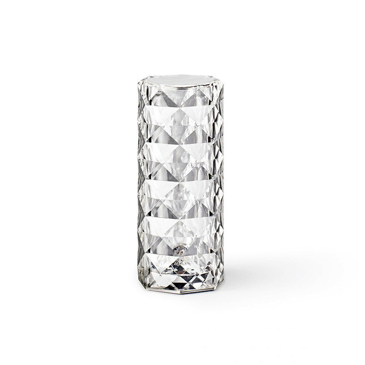 Nordic Crystal Lamp USB Table Lamps Bedroom Touch Dimming Atmosphere Diamond Night Light Rose Projector Lamp Decor - Image 9